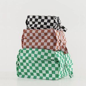 BAGGU 3D Zip Set - Checkerboard Duo